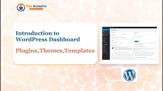 Introduction to WordPress Dashboard  Plugins  Templates  Themes wordpress thewebsitemakers [upl. by Nryhtak]