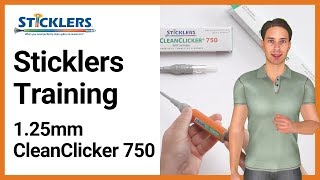 Sticklers Training  Using the 125mm CleanClicker 750 Fiber Optic Cleaner [upl. by Olnek]