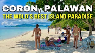 CORON PALAWAN Philippines World’s Best Island Paradise  ISLAND HOPPING Malcapuya Island amp More [upl. by Anihcak]