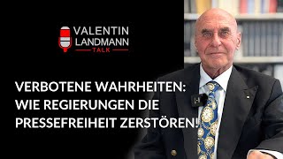 VERBOTENE WAHRHEITEN WIE REGIERUNGEN DIE PRESSEFREIHEIT ZERSTÖREN  Valentin Landmann Talk [upl. by Caraviello]