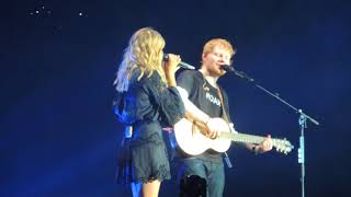 Ed Sheeran  Divide World Tour  Perfect feat Louane live  Stade De France 07072018 HQ [upl. by Atterys]