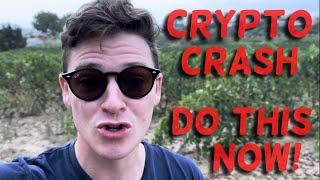 MASSIVE CRYPTO CRASH  DO THIS NOW  Tom Talks Crypto Episode 9 [upl. by Yatnahs]