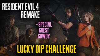 RESIDENT EVIL 4 REMAKE LUCKY DIP CHALLENGE  PROFESSIONAL MODE  🔴 LIVE  PART 2 [upl. by Gayl877]