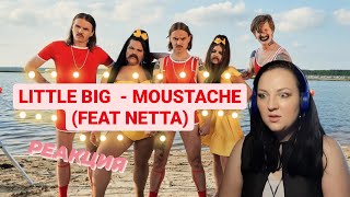 LITTLE BIG  MOUSTACHE FEAT NETTA РЕАКЦИЯ [upl. by Aloysius]