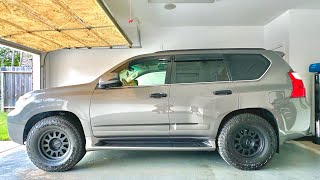 Lexus GX460  How to fit 33s on stock suspension [upl. by Ahsircal]