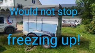 Homemade Freezer Trailer Service Call and Repair [upl. by Lichter]