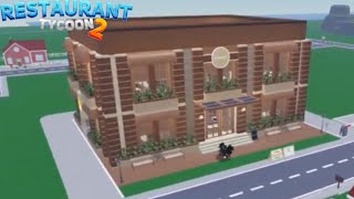 Restaurant Tycoon 2  Speed Build  Elegant Design  Design 58 [upl. by Eremihc]