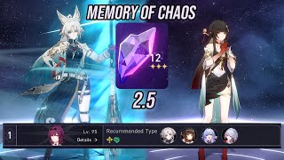 Fei Xiao x Lingsha is Fun amp Suitable Memory of Chaos 12  Honkai Star Rail v25 [upl. by Epotimet337]