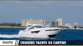 Cruisers Yachts 54 Cantius Video Boat Review [upl. by Carmela]