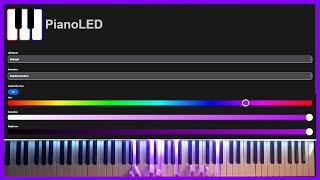 PianoLux ESP32 Auto Install  How to make Piano LED visualizer using ESP32 [upl. by Tehr]