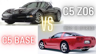 IS THE C5 Z06 REALLY WORTH IT LETS DIVE INTO THE DIFFERENCES VS THE BASE C5 CORVETTE [upl. by Schultz]