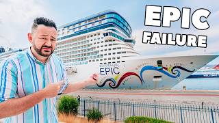 Boarding the Ugliest Cruise Ship in the World DIRTY CROWDED DATED [upl. by Ecnesse]