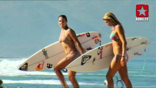 Surf  Special  Surfer Girls  on REBELTV [upl. by Atikaj]