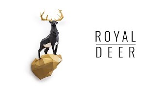 DIY Papercraft ROYAL DEER assembly tutorial with Origadream [upl. by Bertasi176]