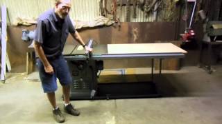 5 of 5 How To Make Table Saw Fence Guide Rails  Biesemeyer Style [upl. by Anoiuq]