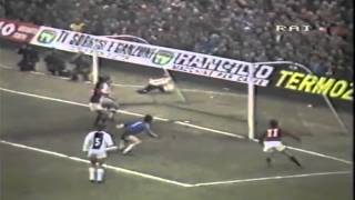 Serie A 19831984 day 15 Milan  Udinese 33 FBaresi 2 Zico Verza Blisset Causio [upl. by Eladnar]