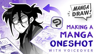 Making Manga from Start to Finish  Clip Studio TUTORIAL [upl. by Tsirc]