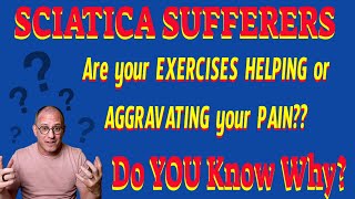 Sciatica Exercises HELPFUL or HURTFUL [upl. by Ignace]