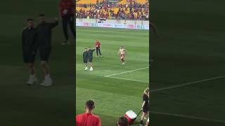 Harvey Elliott jumps on Adrian at Liverpool vs real betis 🤗😄 LFC shorts tsimikas [upl. by Colp]