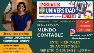 Tarifario de Contadores Valor y Transparencia en los Servicios  Licda Rose Molina [upl. by Eillen]