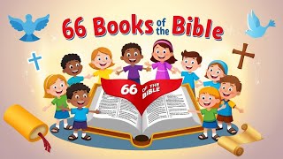 66 Books of the Bible  Old and New Testament for Kids  Bible school for kids [upl. by Doro]