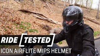 ICON Airflite MIPS Helmet  Ride Tested [upl. by Lorna]