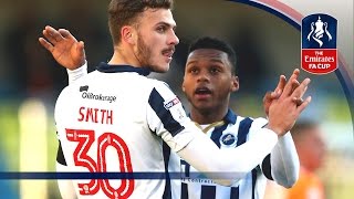 Millwall 52 Braintree Town  Emirates FA Cup 201617 R2  Goals amp Highlights [upl. by Dedie]