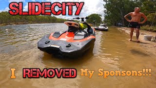 I REMOVED MY SPONSONS It was the best  Why you SHOULD remove your sponsons Seadoo Spark [upl. by Ardnuaek]