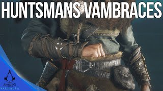 Huntsman Vambraces Armor Location  Assassins Creed Valhalla [upl. by Adnael]