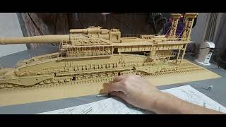 Time to finish the 172 scale Dora rail gun by hobbyboss [upl. by Paola]