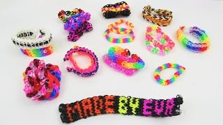 Rainbow Loom Bands Spezialarmbänder INFOVIDEO Loom Bands mit Gabel und Webrahmen  deutsch [upl. by Leiruh]