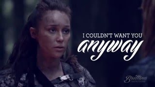 Clexa AU  I Couldnt Want You Anyway [upl. by Onitnas]