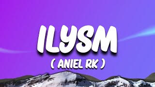 ILYSM  Aniel RK  Lyrics  anielahrkay [upl. by Albrecht]