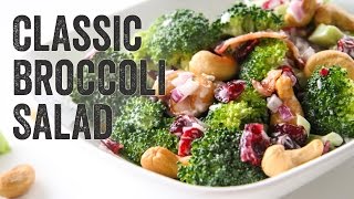 Classic Broccoli Salad Recipe  Season 3 Ep 5  Chef Julie Yoon [upl. by Reppep]