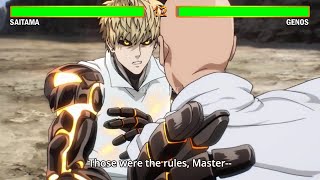 Saitama VS Genos 2  ONE PUNCH MAN [upl. by Patterman548]