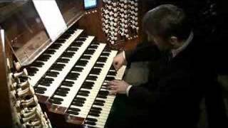 Olivier Latry at the organ at the Cathedral of Notre Dame [upl. by Yecrad]