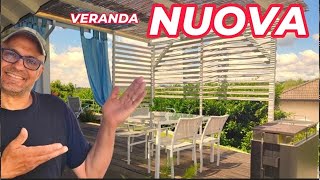 VERANDA NUOVA con 50 EURO ho rifatto la veranda [upl. by Hepza]