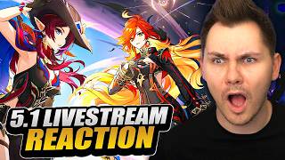 THE NEW GENSHIN IMPACT UPDATE LOOKS INCREDIBLE  51 LIVESTREAM REACTION [upl. by Ydne]