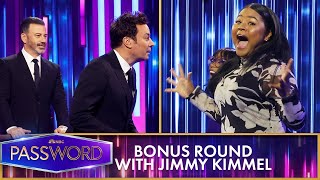 Jimmy Kimmel and Jimmy Fallon Band Together in a Bonus Round of Password [upl. by Recha]