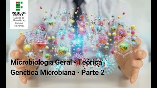 MIcrobiologia Geral  Teórica Genética Microbiana  Parte II [upl. by Nanji]