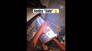 Having issues with sentry safe Lift the handle up keep holding press the code and move it down [upl. by Marleah]