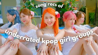 underrated kpop girl groups  song recs part 1 [upl. by Kasper748]