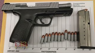 Man Caught With Loaded Gun In CarryOn Bag 23 Recovered At BWI This Year [upl. by Turoff]