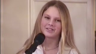 taylor swift at 13 singing her first song [upl. by Lleznol]