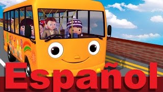 Las ruedas del autobús  Parte 5  Canciones infantiles  LittleBabyBum [upl. by Ardme]