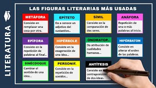 🔵​LAS PRINCIPALES 10 FIGURAS LITERARIAS  Cuáles son las figuras literarias más usadas [upl. by Kovacs]