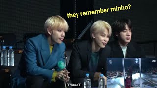 BTS Reaction to Stray Kids GDA 2019 [upl. by Retloc]