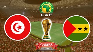 Tunisia vs Sao Tome And Principe  World Cup 2026 African Qualifiers  eFootball PES Gameplay PC HD [upl. by Aneek924]