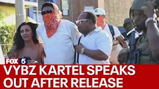 Vybz Kartel speaks out after prison release Exclusive [upl. by Wenz742]