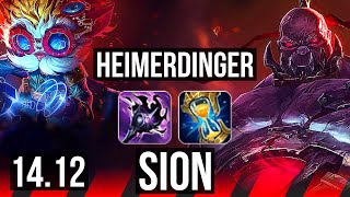 HEIMERDINGER vs SION TOP  73 winrate  EUNE Diamond  1412 [upl. by Whallon]